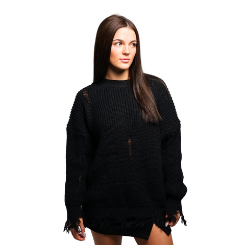 Capricorno Oversized Crewneck Sweater