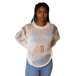 Acquario Hollow Out Sweater