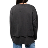 Sagittario Layered Crewneck Sweatshirt