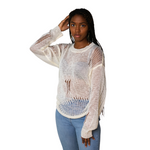 Acquario Hollow Out Sweater